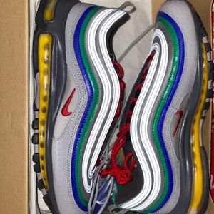 Nike Air Max 97 QS Atmosphere Grey Habanero Red